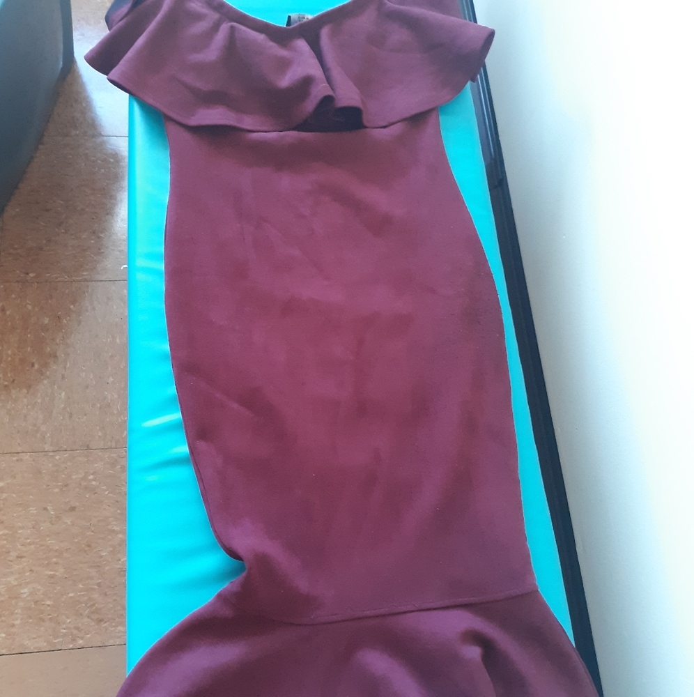 Burgundy Dress